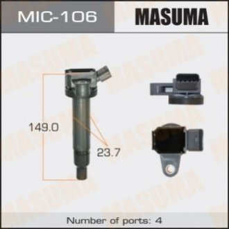 MIC106 MASUMA Катушка зажигания (MIC106) MASUMA