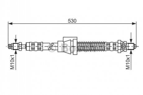 1 987 476 605 BOSCH Шланг гальмівний