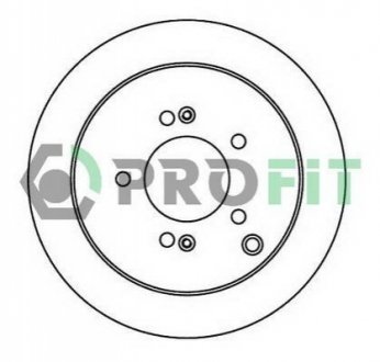 5010-1493 PROFIT Диск гальмівний