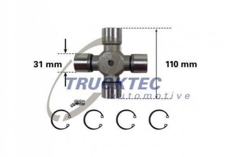 01.34.038 TRUCKTEC Крестовина