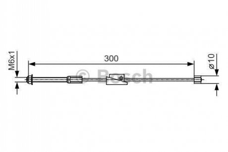 1 987 482 132 BOSCH Трос ручного гальма