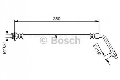 1 987 481 623 BOSCH Шланг гальмівний