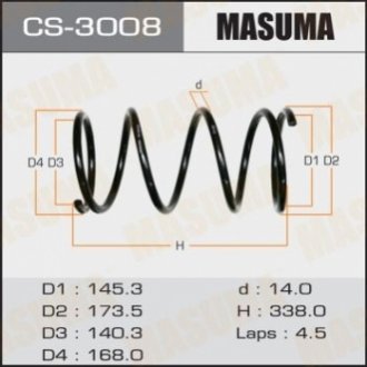 CS3008 MASUMA Пружина (CS3008) MASUMA