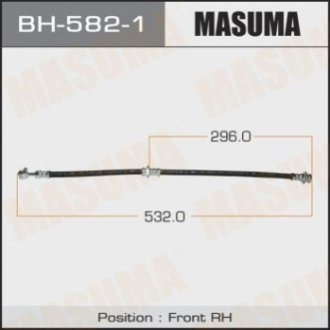 BH5821 MASUMA Шланг тормозной (BH5821) MASUMA