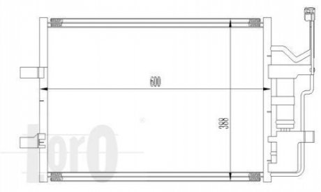 030-016-0010 DEPO Радіатор кондиціонера MAZDA 3(BK)/5(CR) 1.8 i 16V 03-