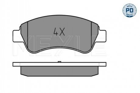 025 235 9919/PD MEYLE Комплект гальмівних колодок