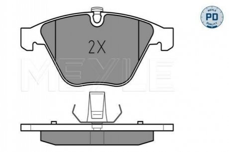 025 233 4720/PD MEYLE Комплект гальмівних колодок