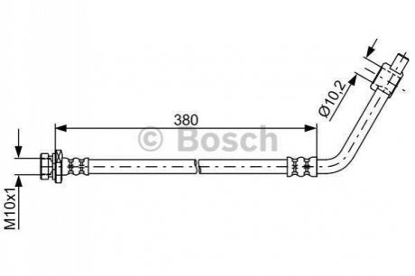 1 987 481 835 BOSCH Шланг гальмівний