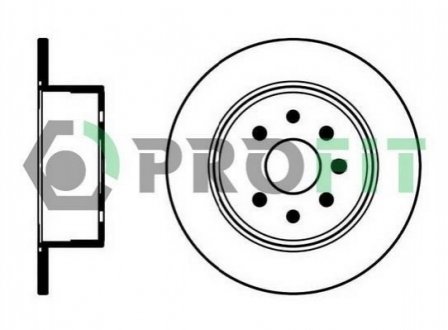 5010-0814 PROFIT Диск гальмівний