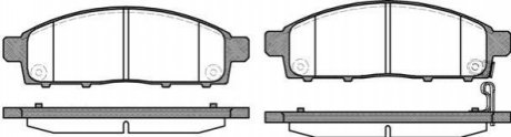 P1342301 WOKING Колодки тормозные дисковые передние Mitsubishi L200 triton 2.5 04-,Mitsubishi Pa