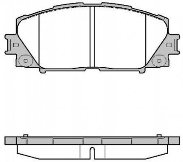 P1324310 WOKING Гальмівні колодки пер. Prius 08-