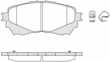 P1438304 WOKING Гальмівні колодки перед. Mazda 6 (18-21)