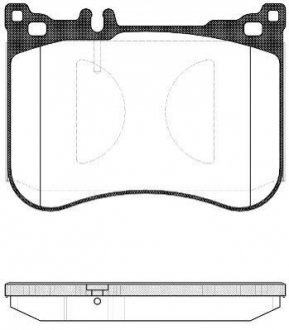 P1434300 WOKING Колодки тормозные дисковые передні Mercedes-benz S-class 2.1 13-,Mercedes-benz