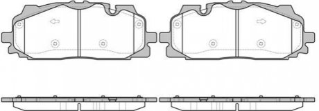 P1767300 WOKING Колодки тормозные дисковые передние Audi Q7 3.0 15- (P17673.00) WOKING