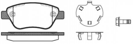 P9583.30 WOKING Колодки тормозные