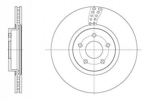 D61561.10 WOKING Гальмівний диск Focus/Grand Tourneo Connect/Kuga/Tourneo/Transit/V40 (05-22)