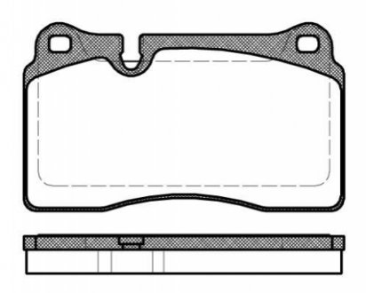 P13003.30 WOKING Гальмівні колодки передні VW Touareg 3.0-6.0 02- (brembo)