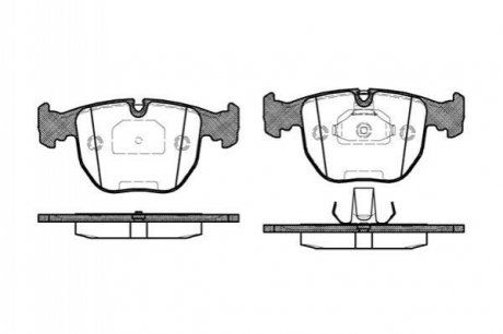 P4963.00 WOKING Гальмівні колодки перед. BMW 5(E39)/7(E38) 96-04 (Teves)