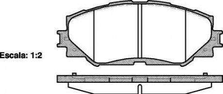 P13323.00 WOKING Колодки тормозные