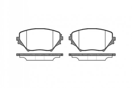 P9133.00 WOKING Гальмівні колодки перед. Toyota RAV4 94-05 (sumitomo)