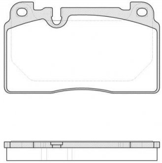 P14273.00 WOKING Колодки тормозные диск. перед. (пр-во Remsa) Audi A6 13> A7 14> Q5 12> / Porsche Macan 14> (P14273.00) WOKING