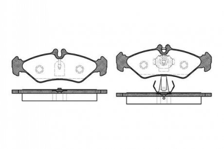 P4793.00 WOKING Колодки тормозные