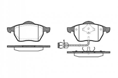 P2903.02 WOKING Колодки тормозные