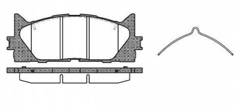 P13333.00 WOKING Гальмівні колодки перед. Avalon/Camry/ES (04-21)