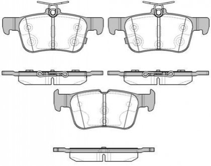 P14513.12 WOKING Гальмівні колодки Focus/Kuga/Mondeo 12-