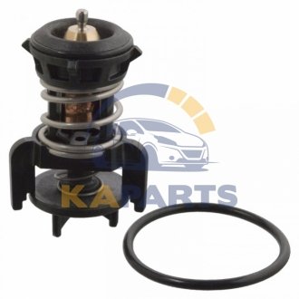 106524 FEBI BILSTEIN FEBI AUDI Термостат 92°С с прокладкой A1 1.6 TDI 14-, A3 1.6 TDI 12-, 2.0 TDI 12- VW Caddy IV 2.0 TDI 15-, Golf VI, VII SKODA Octavia III 1.6 TDI 12-, 2.0 TDI 12-