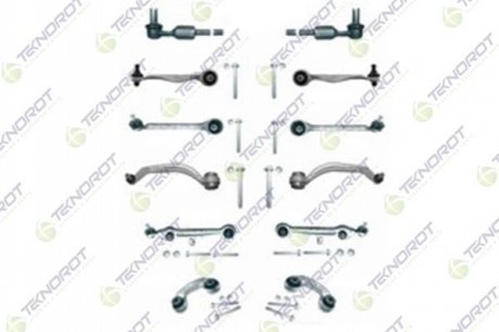 A-566 TEKNOROT TEKNOROT VW К-кт рычагов 20.6mm,наконечники,тяги стабилизат.передн.Passat,Audi A6 97-,A8 02- (A-511A/A-514-A-515A/A-516-A-517A/A-518-A519/A520/A-538-A-539)