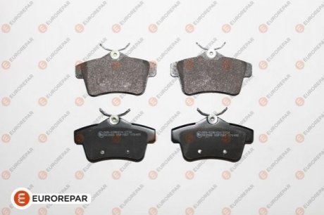 1617272680 Eurorepar EUROREPAR Задние тормозные колодки CITROEN C4 II, DS4, DS5 PEUGEOT 3008, 308 CC, 308 I, 5008, 508 I, 508 SW I, RCZ 1.2-2.0DH 06.09-