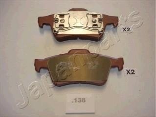 PP-138AF JAPANPARTS JAPANPARTS NISSAN Тормозные колодки задн.Primera 01-Renault Espace,Laguna II,Ford Focus,Transit Connect,Opel,Saab