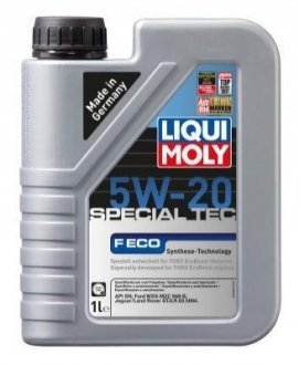 3840 LIQUI MOLY LM 1л SPECIAL TEC F 5W-20 Масло двигателя ACEA C5, API SN, Ford WSS-M2C 948-B | Jaguar / Land Rover STJLR.03.5004