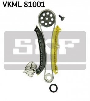 VKML 81001 SKF SKF VW К-т цепи ГРМ (цепь+2звезд.+2башм.+натяжитель+сальник+болт) Polo 1,2 -09, SKODA Fabia 1,2 01-