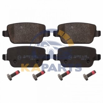 16642 FEBI BILSTEIN FEBI FORD Тормозные колодки дисковые задн.Mondeo 06- VOLVO S80(без электр.стоян.тормоза)