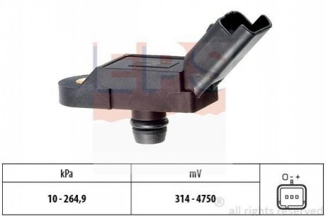 1.993.164 EPS EPS CITROEN Датчик давления во впускном коллекторе C4,C5 III,DS3/4/5,Peugeot 1.6THP 06-