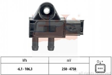 1.993.271 EPS EPS CITROEN Датчик тиску вихлопних газів Berlingo,C4,5,DS4/5,Jumpy,Fiat 1.6 HDI/2.0D