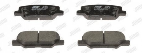 573442J Jurid JURID MITSUBISHI Колодки торм.задні Outlander 12-, ASX, CITROEN C4 Aircross, MAZDA 6