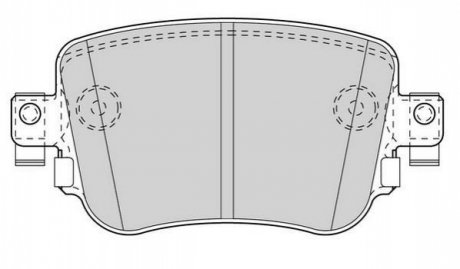 573603J Jurid JURID VW Колодки тормозные задн.Audi A1/Q3,Caddy IV 15-,Skoda Octavia III,Sharan 12-