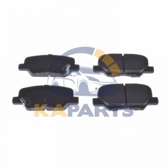 116317 FEBI BILSTEIN FEBI MITSUBISHI Колодки торм.задние Outlander 12-, ASX, CITROEN C4 Aircross, MAZDA 6