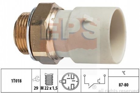 1.850.271 EPS EPS VOLVO Температурный датчик включения вентилятора радиатора S40/V40 1,9DI/TD -04