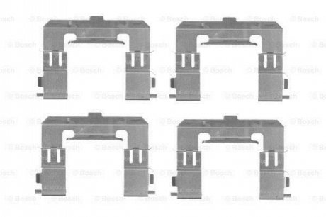 1987474450 BOSCH Монтажний к-кт гальмівних колодок