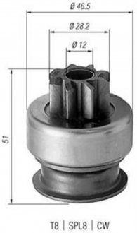 940113020176 MAGNETI MARELLI MAGNETI MARELLI Бендикс HYUNDAI JEEP MITSUBISHI NISSAN/ DATSUNSUZUKI [940113020176]