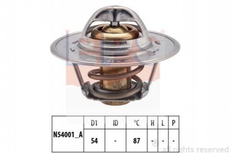 1.880.547S EPS EPS VW Термостат (Made in Italy!) t-87C Audi A3, A4, A6, 03-,Golf IV,Jetta,Passat