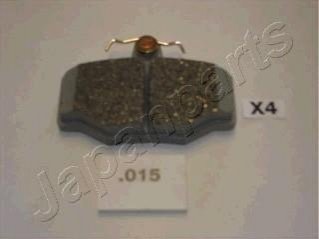 PP-015AF JAPANPARTS JAPANPARTS NISSAN Гальмівні колодки задн. Almera 1,5-2,2 00- Primera 1,6/2,0 93-01