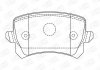 573668CH CHAMPION CHAMPION VW Тормозные колодки задн. AUDI A3 03-Golf V, Caddy,TouranSkoda Octavia (фото 1)