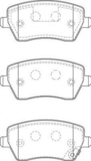 573255J Jurid JURID Тормозные колодки пер. NISSAN Micra, Note 03- RENAULT Clio, Kangoo 1.5DCI