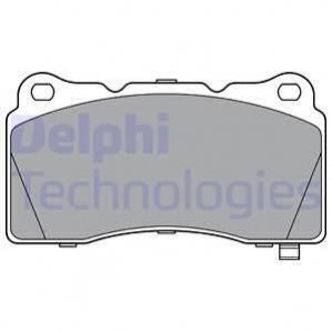 LP3362 Delphi DELPHI TESLA Тормозные колодки передн.Tesla S 12-,Cadillac,Ford (с-ма Brembo)