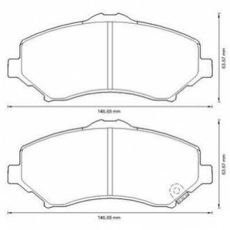 573298J Jurid JURID CHRYSLER Тормозные колодки передн.Grand Voyager,Dodge Nitro,Cherokee 07-